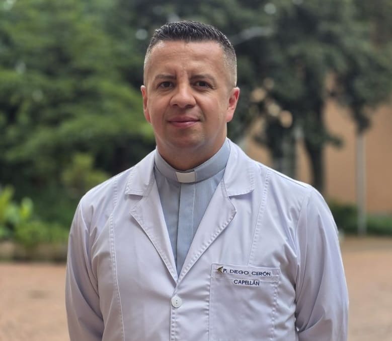 Diego Fernando Cerón Medina, Párroco y Capellán Parroquia Vicaría Perpetua San Vicente de Paúl